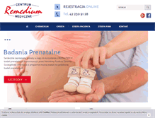 Tablet Screenshot of nzoz-remedium.pl